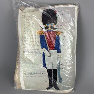 Erica Wilson Vtg Embroidery Kit Holiday Guard Sentry JNP DI Ladies Home Journal